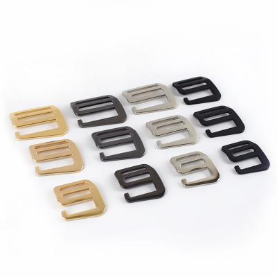 China Deepeel BF741 25/32/38 mm Handbag Hardware Accessories Garment Half Opening Bra 25/32/38 mm Adjustment Tri-Slip Buckle Adjust Half Buckle Tri-Opening Slip Strap Buckle for sale