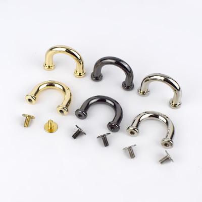 China Bag Deepeel BD302 10/15/16 Mm Handbag Hardware Accessories U Rings For Bag D Ring Arch Bridge Buckle Connector for sale