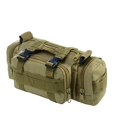 China Leisure Multifunctional Pockets Increasing Travel Portable Outdoor Tactical Military Backpack Canvas Fleece Waist Camping Waterproof Bag for sale