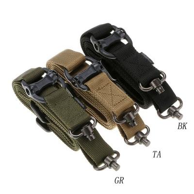 China Hotting Durable Selling Both Adjustable 2 Point Rifle Tactical Sling Quick Release QD Trap For Belt Outdoor Nylon Rope In Stock for sale