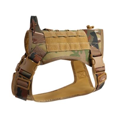 China Tactical Lights Dog Coat Chest Ties Camouflage Pet Clothing Vest Large & Medium Training Dog for sale