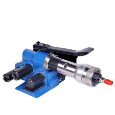 China Food Fiber Fiber Rope Automatic Pneumatic Tension Bundling Hand Held Strapping Tool for sale