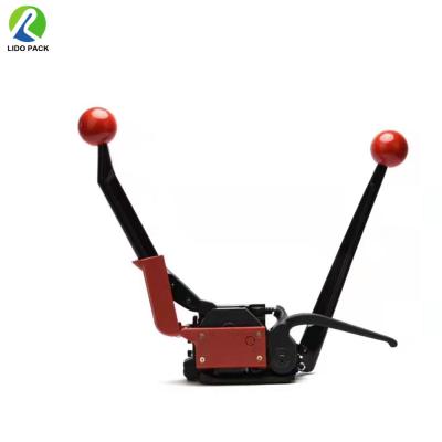 China 2021 New Product Food Handheld Steel Strapping Machine For 13 16 19 Mm Strap Tool A333 Free Sealless Manual Buckle for sale