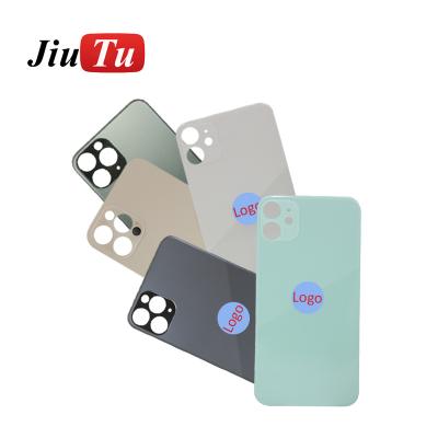 China With Logo 2022 Battery Cover OEM Back Door Housing Replacement For iPhone Back Glass Big Hole for sale