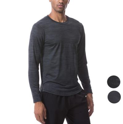 China LULU Yoga Fitness Men's Breathable Sports Leisure Long Sleeve Loose Relief Gear Absorbent Dry Sports Breathable Sweat Long Sleeve for sale