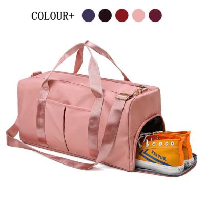 China Fashion Lulu Fitness Bag Wholesale Dry and wet yoga men's and women's large capacity travel bag shoe position separation sports for sale