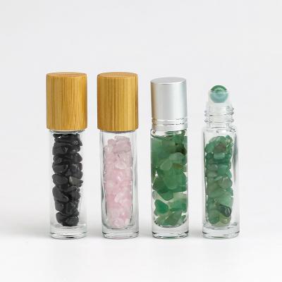 China Cosmetic Oil Gemstone Roller Ball Bottle Gemstone Roller, Gemstones For Roller Bottles for sale