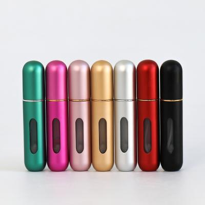 China Cosmetic Perfume Bottom Portable Refillable Perfume Atomizer, Mini Portable Refillable Perfume Spray Bottle for sale