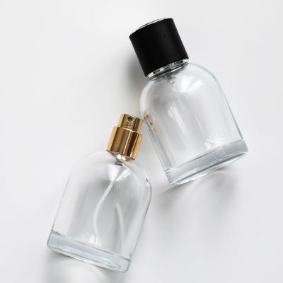 China Cosmetic Perfume Bottle 50Ml Glass Spray Bottle Empty Perfume , 50Ml Perfume Bottle for sale