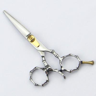 China 5.5 Inch Swivel Thumb Shears With Pro Bamboo Mirror Polished for sale