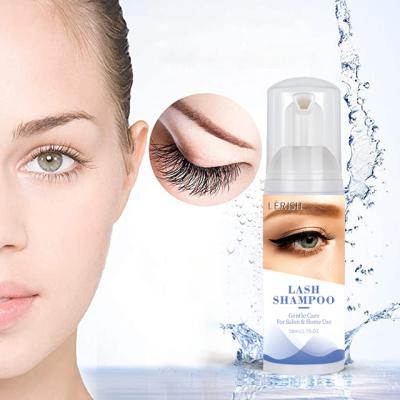 China Lerish Eyelash Wash and Lash Bath Safe for Extensions - Home Use and Salon Care Eyelash Shampoo Foam Remover for sale