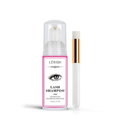 China Safe Wholesale High Quality Private Label Wash For Extensions Natural Lashes Customized Lash Cleanser for sale