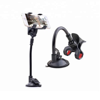 China Universal Lazy Gooseneck Gooseneck Phone Holder Car Windshield Suction Cup Car Desktop Suction Cup Phone Holder Glass Stand For Car for sale