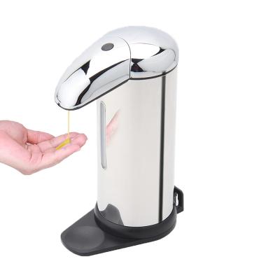 China Foam Automatic Bathroom Infrared Automatic Kitchen Soap Dispenser Touchless Stainless Steel Liquid Soap Dispenser for sale