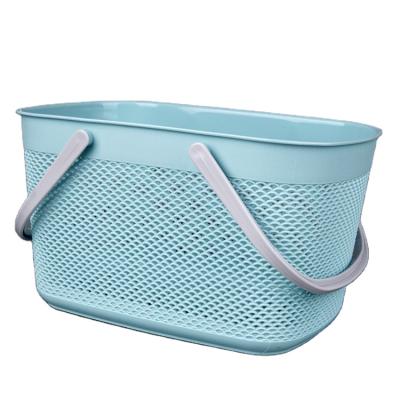 China Supermarket Shopping Grocery Basket Washable Hot Selling Cosmetic Storage Box for sale