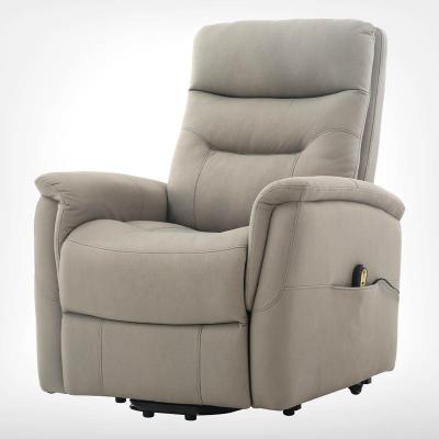 China Massage HDARAY Good Quality Power Lift Riser Lazy Boy Chair Home Theater Sofa White Leather Recliner Sofa for sale