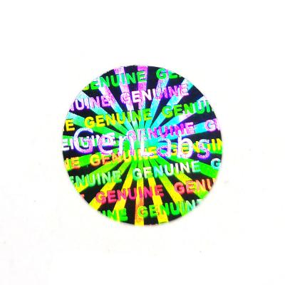 China Hologram Sticker Hologram Sticker Label Anti-counterfeit Anti-counterfeiting Holographic Stickers for sale