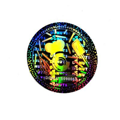 China Custom Anti-Counterfeit Holographic Sticker Hologram Sticker Label Security Hologram Sticker Label for sale