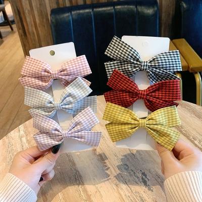 China High Quality Custom Made Soft Kid Cloth Bow Ribbon Baby Hair Clip for sale