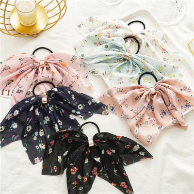 China Wholesale European and American fashion elastic simple fabric band hair ties hair style elastic hair ties for sale