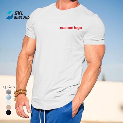 China Anti-Wrinkle Compression Shirts Men Summer Fitness Workout Gym T-Shirts Cooling Quick Dry Shirts For Men for sale