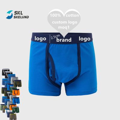 China Fade Proof Wholesale Kids Underwear Boys Underwear Solid Color Boy Boxer Cute Custom Single Briefs Shorts Children Kids Underwear for sale