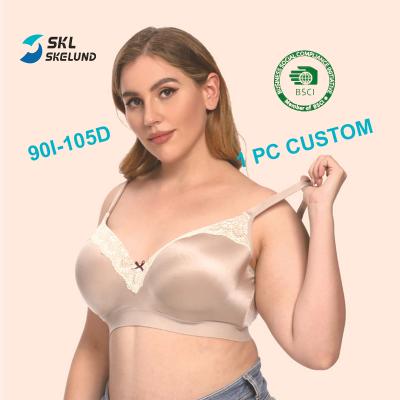 China Anti-UV Women's Big Cup Bra Bralette Bust Bulge Lift Up Without Wrop 32 Sizes Low Moq Hot Girl Big Plus Size Big Cup Bras for sale