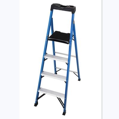 China Universal Aluminum Porcelain Folding Ladders Safety Scaffolding Industrial Folding Ladder for sale