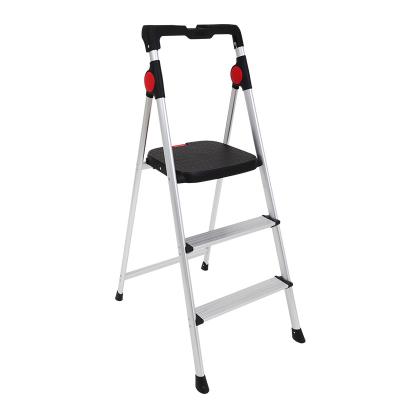 China Safety Foldable Easy Ladders Folding Universal Foot Step Ladders China Aluminum Agility Other Ladders With Wide Step for sale