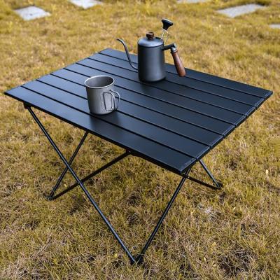 China Modern Portable Camping Roll Up Tables With Folding Aluminum Camping Table Aluminum Table For Outdoor Picnic Camping for sale