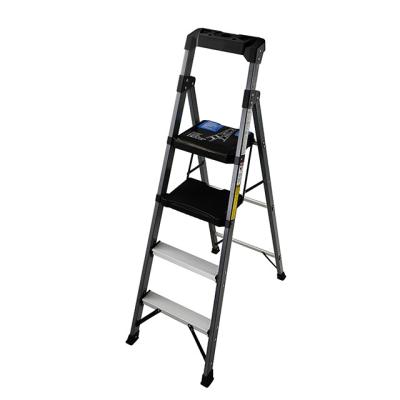 China Cheap fiberglass folding ladders cabel scaffolding ladders ANSI standard extension aluminum step ladder with CE EN14183 for sale