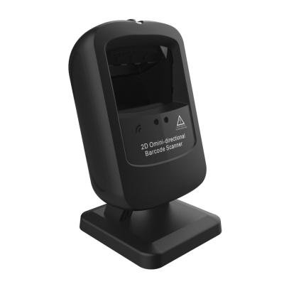 China Desktop Kabel-USB 1D 2D Barcode Qr-Code-Reader Omnidirectional Barcode Scanner-Plattform zu verkaufen