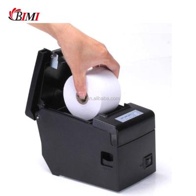 China Impresora de recibos térmicos Bimi compacta de 58 mm POS con adaptador incorporado en blanco y negro en venta