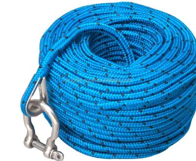 China 50 m Non-rotating High Strength Double Braided Line High Stretch Anchor Rope for sale