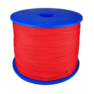 China Low PET Stretch 32 Strand 4mm Double Braid Polyester Rope For Djembe for sale