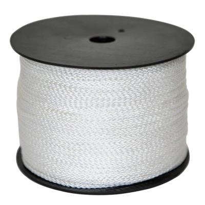 China Oil Resistant White Solid Braided Nylon Rope 5mm For Universal for sale