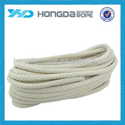 China White Solid Braided Decoration Cotton Rope 5mm and Cotton Piping Rope for sale