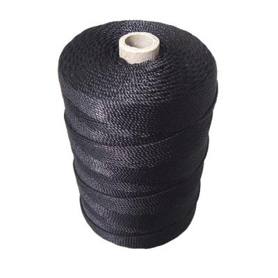 China Eco-Friendly #18 3 Strand Twisted Black Nylon Twine for sale