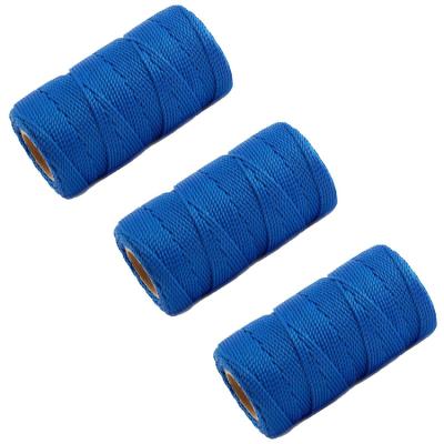 China High strength and has good corrosion resistance 210D blue nylon twine in spool for sale