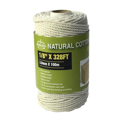 China All Purpose Cotton 24ply Twine Spool 100M for sale