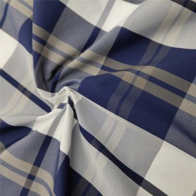 China China Manufacture Anti-Static Textile Fabric Yarn-dyed Memory Fabric 100%Polyester Imitation Fabric For Women Coats à venda