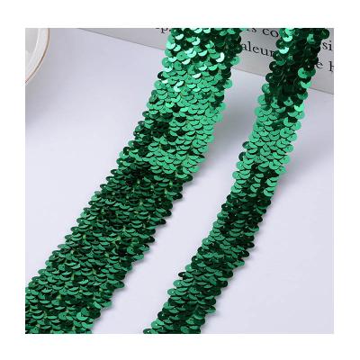 China Thermal resistance 2022 factory direct sales high-end flower shape sequin lace up handmade material accessories sample manufacturing wholesale for sale