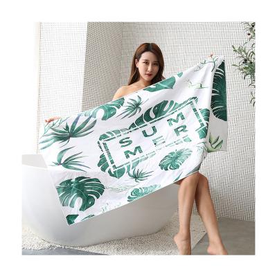 China High Quality Child Safe Cotton Reactive Printing Beach Towels With Logo for sale