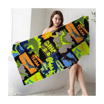 China Amazon Hot Sale Kids Safe Beach Towel With Logo Bulk Beach Chair Towel for sale