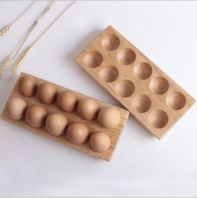 China High Quality Eco-Friendly Eco-Friendly Tray Wooden Egg Rack Wooden Egg Rack for sale