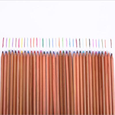 China Custom Paper Tube Pencil Student Drawing Pencil 36 Colors Logo Watercolor Art Pencils Wooden Kit for sale