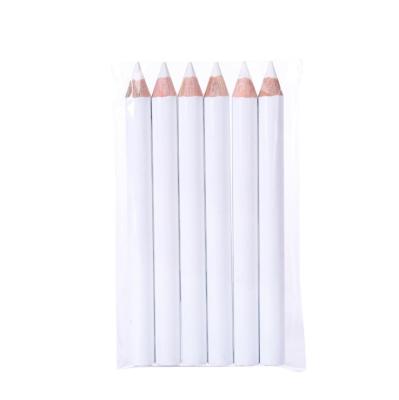 China Student Drawing Pencil Top Quality Custom Logo Printing White Color Pencil for sale