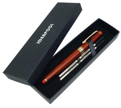 China Pen Rosewood and Maple Promotional Wooden Ballpoint Pens Set Wood Handcrafted Pen Retro Collection Gift Pen for sale