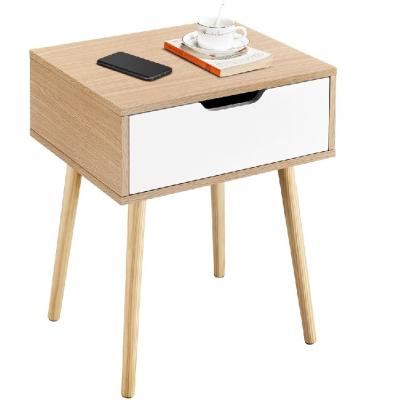 China Modern Custom Solid Wood Nightstand Drawer Living Room Storage Cabinet for sale