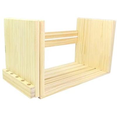 China (Others) Desktop Storage Box Modern Design Expandable And Adjustable Natural Extension Shelves for sale